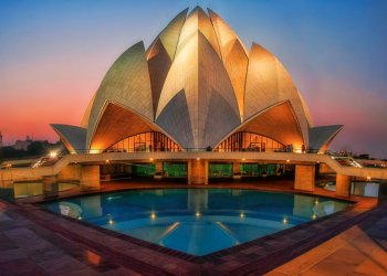"Lotus" tempel Delhis, Indias